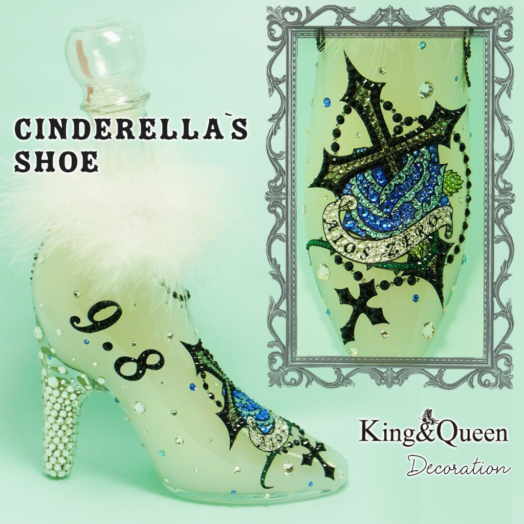 デコレーションシンデレラ☆青バラ 飾りボトル『King&Queen（キンクイ）』Blog