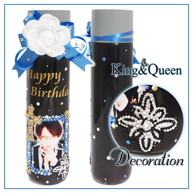 飾りボトル ペアでかわいいうさぎのお酒「Flower Rabbits Decanter（フラワー