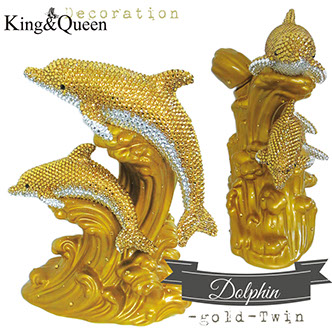 ドルフィン　飾りボトル 楽天市場】【中古】 Dolphin 置物 ドルフィン ダイヤモンド